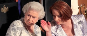 la Regina Elisabetta II e il primo ministro dell’Australia, Julia Gillard 